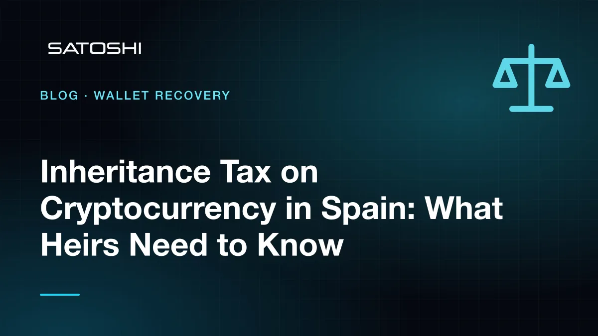Spanish inheritance documents and Bitcoin valuation calculations