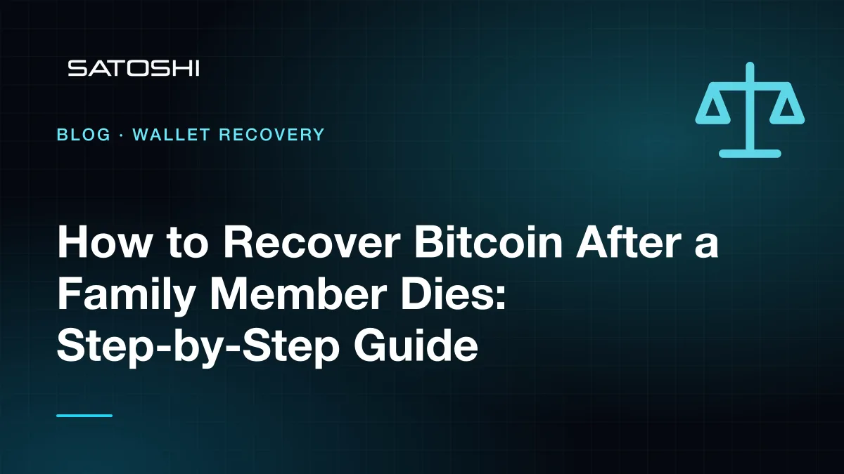 Computer and Bitcoin hardware wallet preserved during digital estate administration