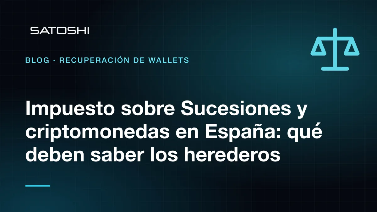 Documentación de herencia y cálculo de valoración fiscal de Bitcoin en España